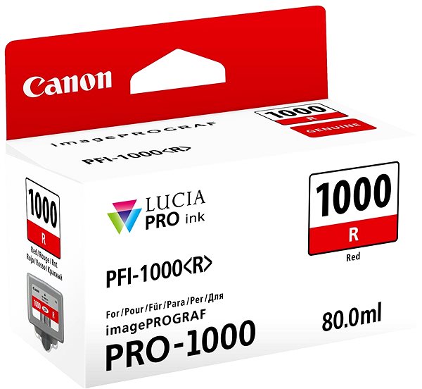 Cartridge Canon PFI-1000R červená ...