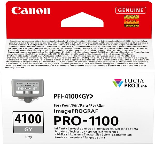 Druckerpatrone Canon PFI-4100GY grau ...