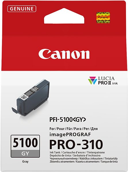 Druckerpatrone Canon PFI-5100GY grau ...