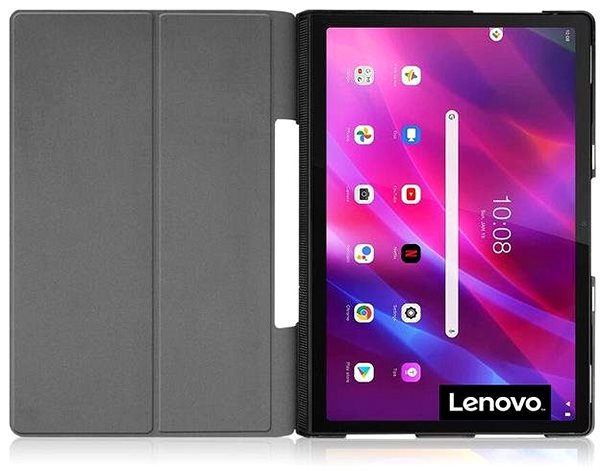 Tablet Case Lea for Lenovo Yoga Tab 11 Black Lifestyle