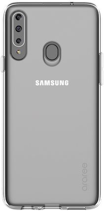 Handyhülle Samsung halbtransparente Handyhülle Rueckseite für Galaxy A20s Transparent ...