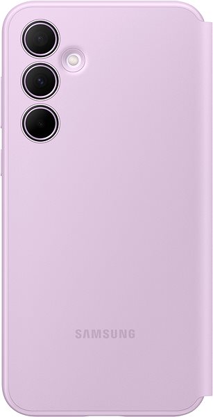Puzdro na mobil Samsung Galaxy A35 Flipové puzdro Smart View Lavender ...