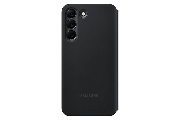 Handyhülle Samsung Galaxy S22 5G Flip Case Clear View - schwarz ...