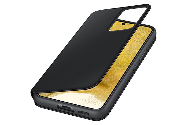 Puzdro na mobil Samsung Galaxy S22 5G Flipové puzdro Clear View čierne ...