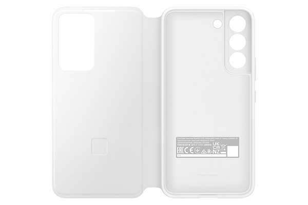 Puzdro na mobil Samsung Galaxy S22 5G Flipové puzdro Clear View biele ...