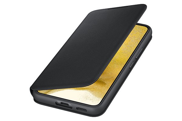 Handyhülle Samsung Galaxy S22 5G Flip Case LED View - Schwarz ...