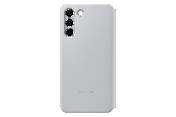 Handyhülle Samsung Galaxy S22+ 5G Flip Case LED View - Hellgrau ...