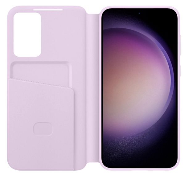 Handyhülle Samsung Galaxy S23+ Flip Case Smart View Lavender ...
