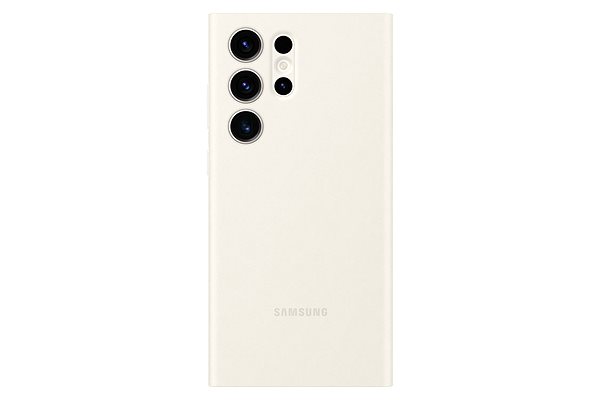 Handyhülle Samsung Galaxy S23 Ultra Flip Case Smart View - Cream ...