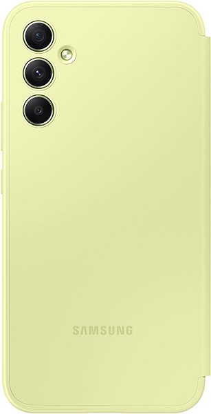 Handyhülle Samsung Flip Case Smart View für Galaxy A34 Lime ...