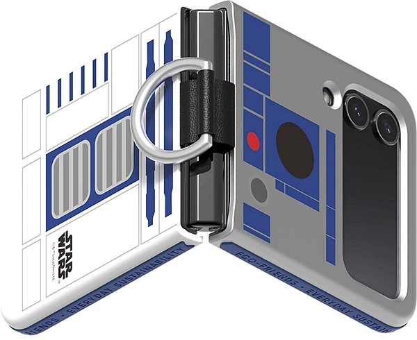 Puzdro na mobil Samsung Silicone Cover Ring Z Flip4, Star Wars ...