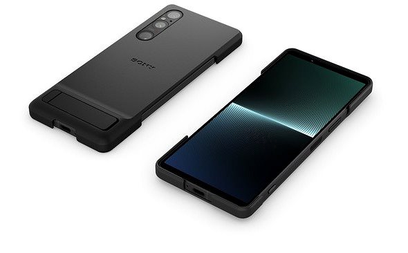 Handyhülle Sony Stand Cover Xperia 1 V 5G, Black ...