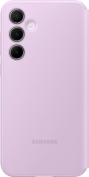 Handyhülle Samsung Galaxy A55 Flip Fall Smart View Lavendel ...