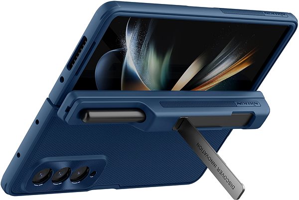 Handyhülle Nillkin Super Frosted Back Cover für Samsung Galaxy Z Fold 4 Blue ...