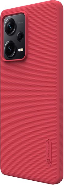 Telefon tok Nillkin Super Frosted Xiaomi Redmi Note 12 Pro+ 5G élénk piros tok ...