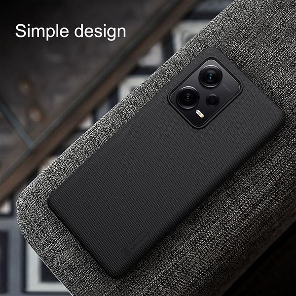 Handyhülle Nillkin Super Frosted Back Cover für Xiaomi Redmi Note 12 Pro + 5G Hellrot ...