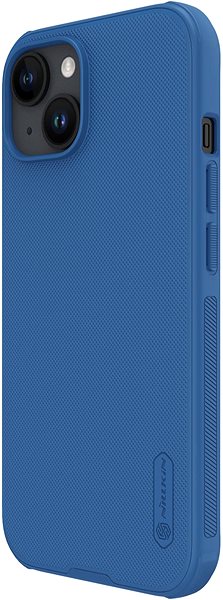 Handyhülle Nillkin Super Frosted PRO Magnetic Back Cover für Apple iPhone 15 Blau ...