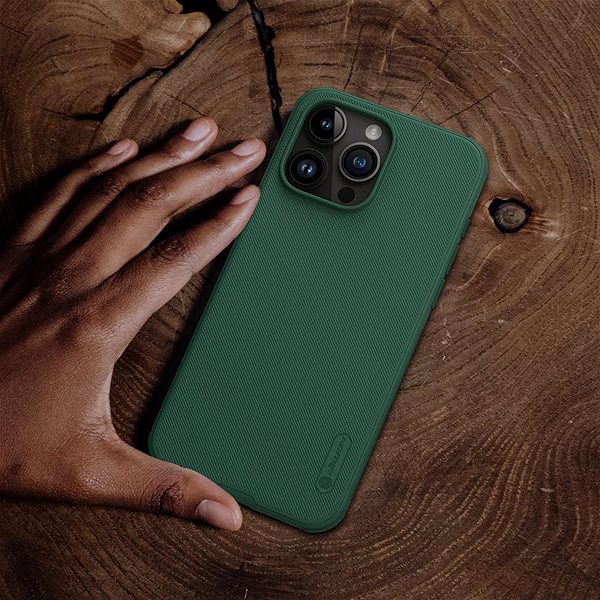 Telefon tok Nillkin Super Frosted PRO Deep Green (Without Logo Cutout) Apple iPhone 15 Pro Max tok ...