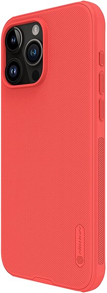 Handyhülle Nillkin Super Frosted PRO Back Cover für Apple iPhone 15 Pro Max Rot (ohne Logoausschnitt) ...