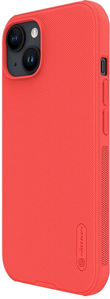 Handyhülle Nillkin Super Frosted PRO Back Cover für Apple iPhone 15 Rot (ohne Logoausschnitt) ...