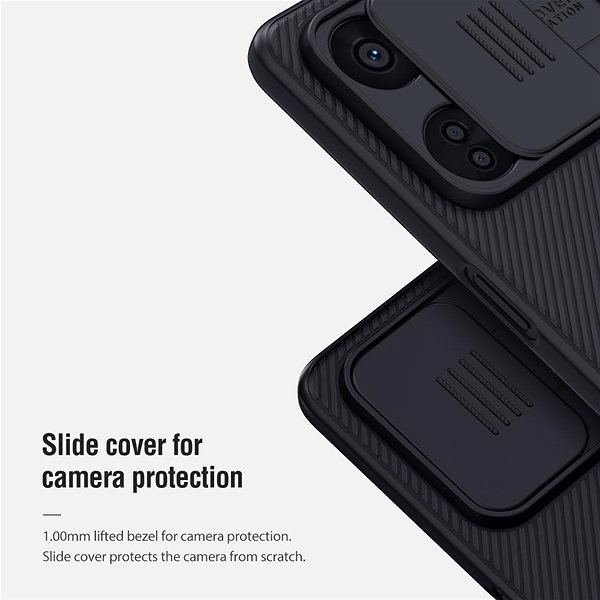 Handyhülle Nillkin CamShield Back Cover für OnePlus Nord CE 3 Lite schwarz ...