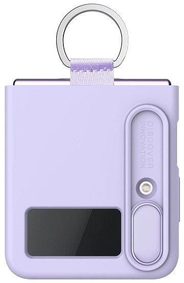 Telefon tok Nillkin CamShield Silky Misty Purple Samsung Galaxy Z Flip 4 5G szilikon tok ...