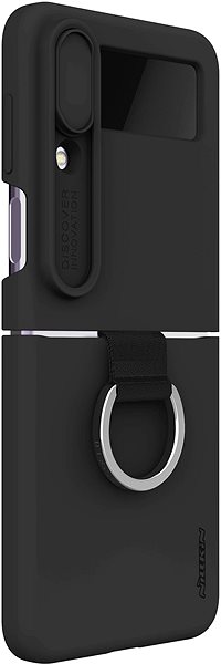 Kryt na mobil Nillkin CamShield Silky Silikónový kryt na Samsung Galaxy Z Flip 4 5G Classic Black ...