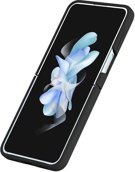 Telefon tok Nillkin CamShield Silky Classic Black Samsung Galaxy Z Flip 4 5G szilikon tok ...