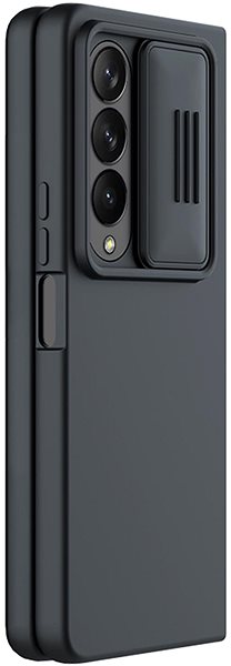 Telefon tok Nillkin CamShield Silky Samsung Galaxy Z Fold 4 5G fekete szilikon tok ...