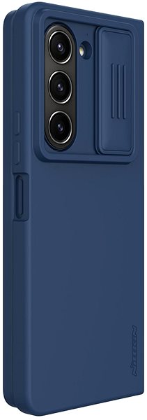 Handyhülle Nillkin CamShield Silky Silikon Cover für Samsung Galaxy Z Fold 5 5G Midnight Blue ...