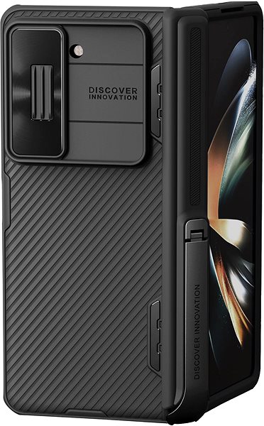 Handyhülle Nillkin CamShield FOLD Stand Back Cover für Samsung Galaxy Z Fold 5 Black ...