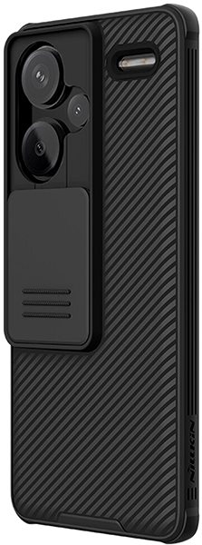 Kryt na mobil Nillkin CamShield PRO Zadný Kryt pre Xiaomi Redmi Note 13 Pro+ 5G Black Predná strana – 3D