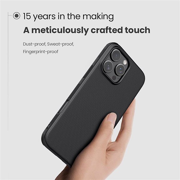 Handyhülle Nillkin Super Frosted PRO Backcover für Apple iPhone 16 Pro Max Black ...