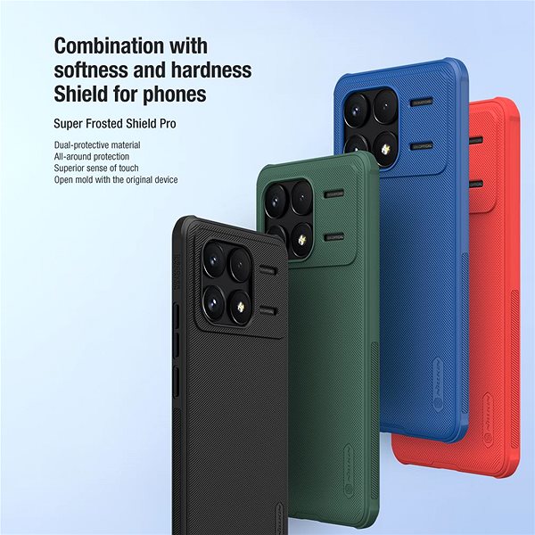Telefon tok Nillkin Super Frosted PRO Poco F6 Pro Deep Green tok ...