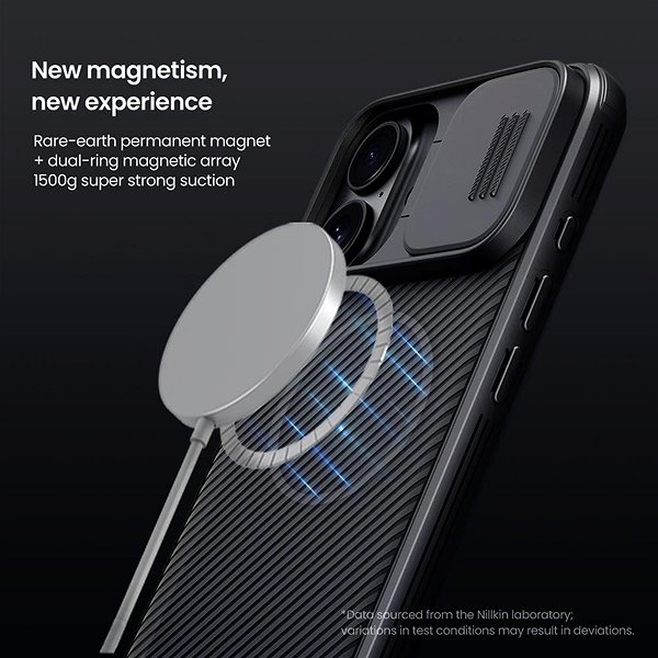 Handyhülle Nillkin CamShield PRO Magnetic Backcover für Apple iPhone 16 Blue ...