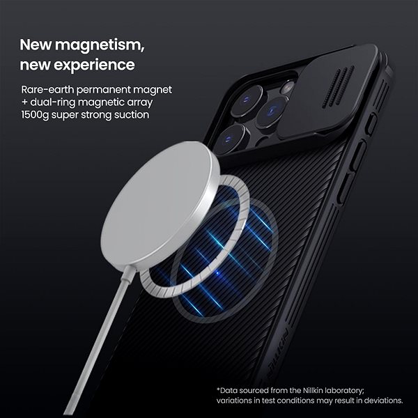 Handyhülle Nillkin CamShield PRO Magnetic Backcover für Apple iPhone 16 Pro Max Dark Green ...