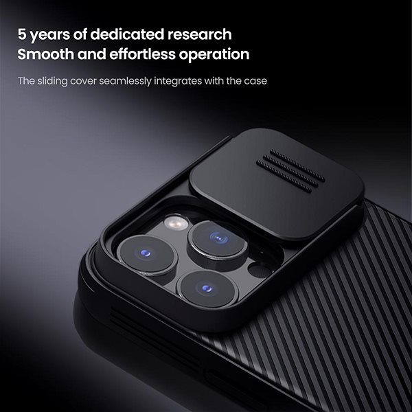 Handyhülle Nillkin CamShield PRO Backcover für Apple iPhone 16 Pro Max Black ...