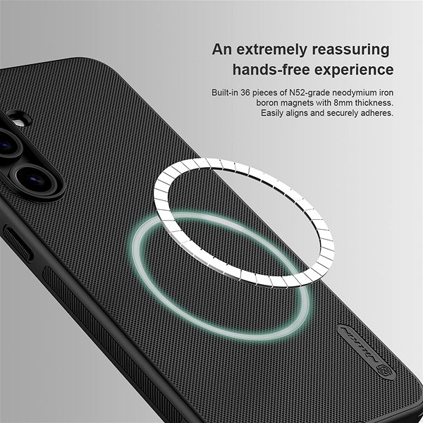 Handyhülle Nillkin Super Frosted PRO Magnetic Backcover für Samsung Galaxy S24 FE Black ...