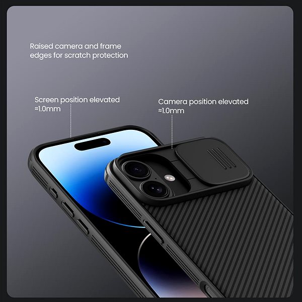 Handyhülle Nillkin CamShield PRO Backcover für Apple iPhone 16 Blue ...