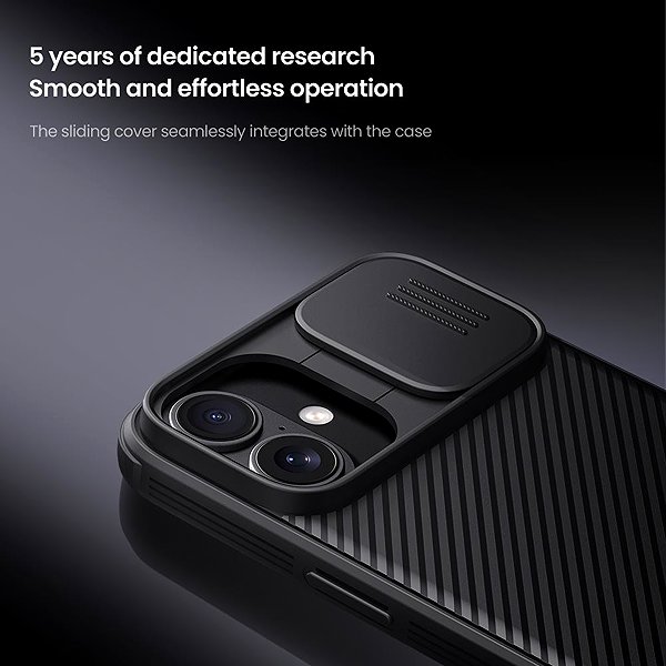 Handyhülle Nillkin CamShield PRO Backcover für Apple iPhone 16 Plus Black ...