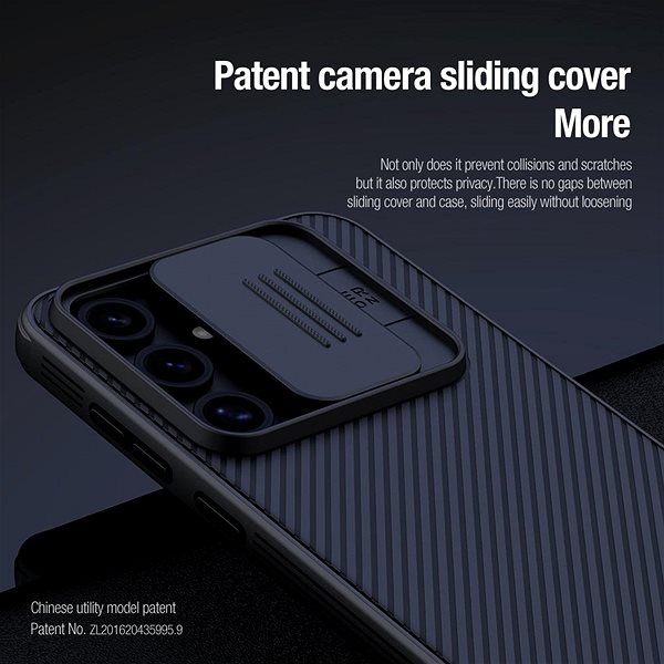 Handyhülle Nillkin CamShield PRO Backcover für Samsung Galaxy S24 FE Black ...