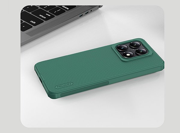 Handyhülle Nillkin Super Frosted PRO Back Cover für Xiaomi 14T Deep Green ...