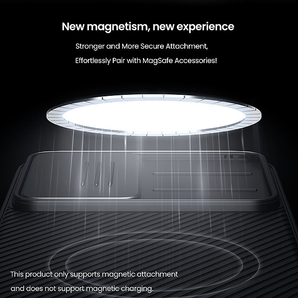 Handyhülle Nillkin CamShield PRO Magnetic Rückseitenhülle für Samsung Galaxy S25 Black ...