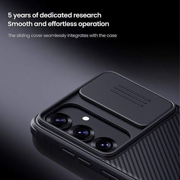 Handyhülle Nillkin CamShield PRO Rückseitenhülle für Samsung Galaxy S25 + dunkelgrün ...
