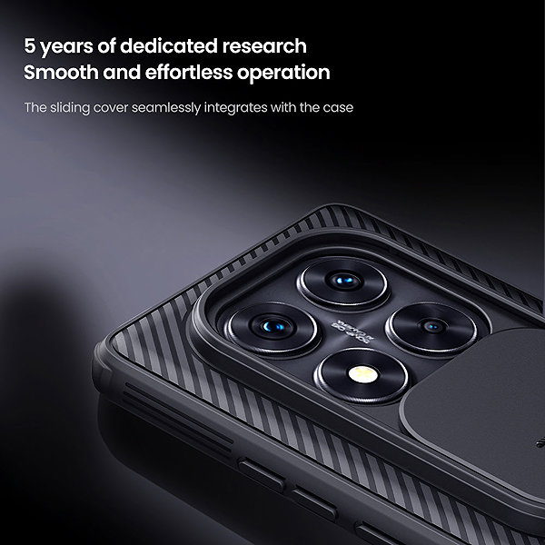 Handyhülle Nillkin CamShield PRO Handyhülle für Xiaomi Redmi Note 14 Pro 5G/Poco X7 5G Black ...