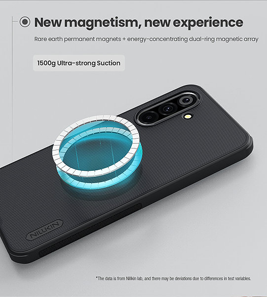 Handyhülle Nillkin Super Frosted PRO Magnetische Rückseite Abdeckung für Samsung Galaxy A26 5G Black ...