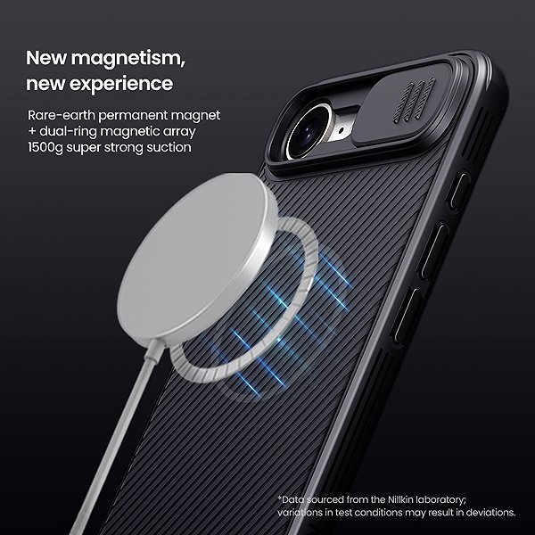 Handyhülle Nillkin CamShield PRO Magnetic Rückenabdeckung für Apple iPhone 17e/16e Black ...