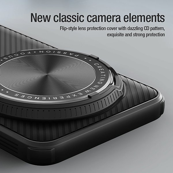 Handyhülle Nillkin CamShield Prop Back Cover für Xiaomi 15 Ultra Black ...