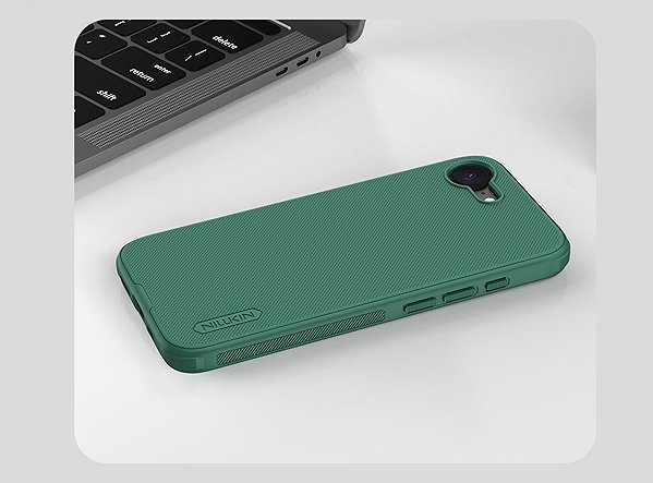 Handyhülle Nillkin Super Frosted PRO Back Cover für Apple iPhone 16e Deep Green ...