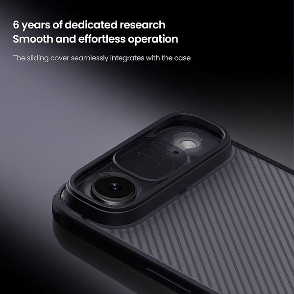 Handyhülle Nillkin CamShield PRO Back Cover für Apple iPhone Air Transparent Black ...